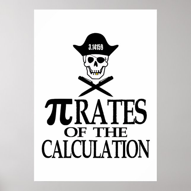 Pi-Rates of the Calculation Poster (Front)