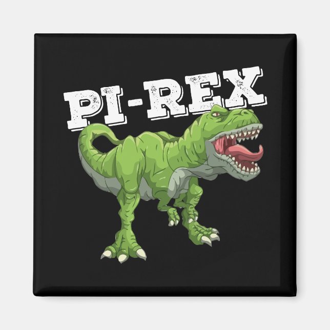 Pi Rex Day Dinosaur Math Mathematics Magnet (Front)