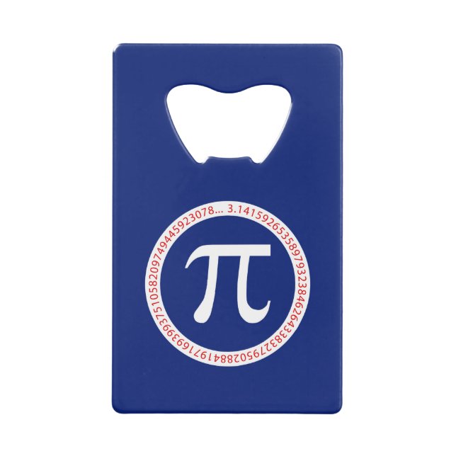 Pi Ring on Navy Blue (Front)