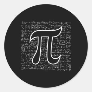 Pi Shirt For Teacher 3.14 Pi Digits Happy Pi Day  Classic Round Sticker