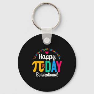 Pi Shirt Math Teacher Student Funny 3.14 Pie Happy Key Ring