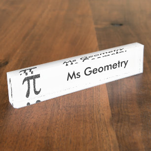 Pi Simple Nameplate