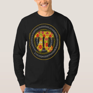 Pi Spiral Math Geek 3 14 Happy Pi Day Pizza Lover T-Shirt