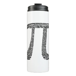 Pi Symbol 3.14 - 400 decimal values Thermal Tumbler