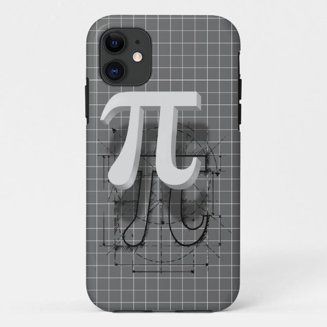 Pi Symbol Art Case-Mate iPhone Case (Back)