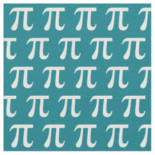 Pi Symbol Cute Math Teacher Fabric