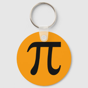 Pi Symbol Key Ring