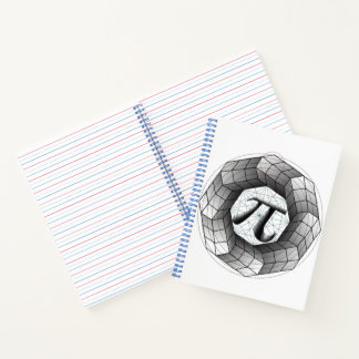 Pi Symbol Optical Illusion Notebook for You