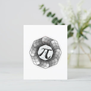 Pi Symbol Optical Illusion Paper Sheet for You