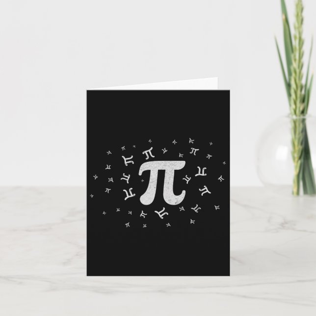 Pi Symbol Pi Day 3.14 Pi Math Pi Number Pi Day 202 Card (Front)