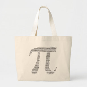 Pi Symbol Tote Bag