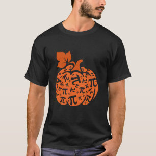 Pi Symbols Pumpkin Cute Shape Math Science Thanksg T-Shirt