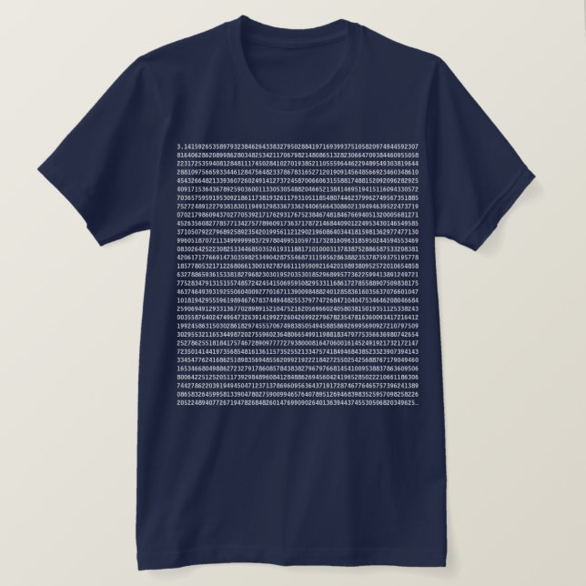 Pi T-Shirt (Design Front)