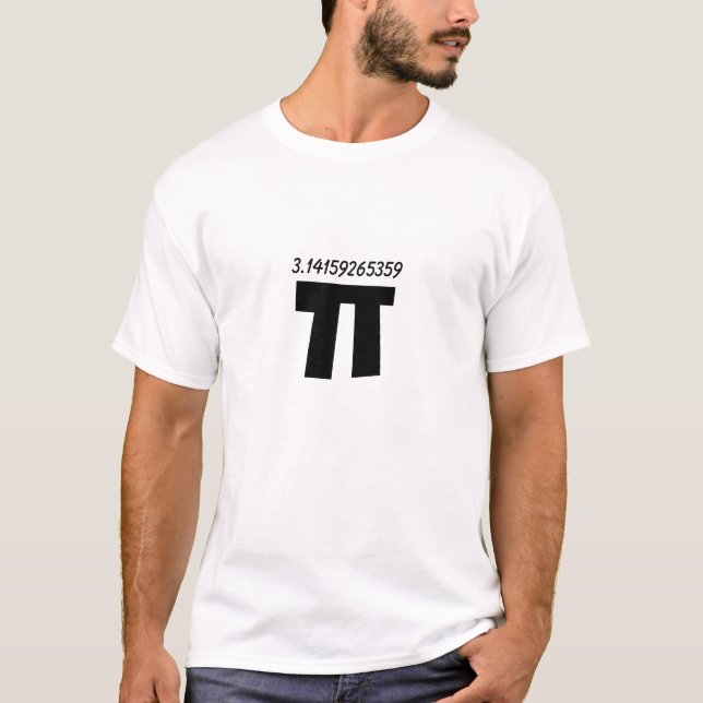 Pi T Shirt for men (Front)