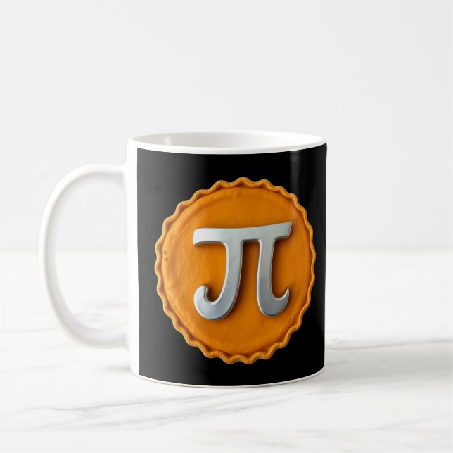 Pi: The Only Slice That Never Ends Coffee Mug (Left)