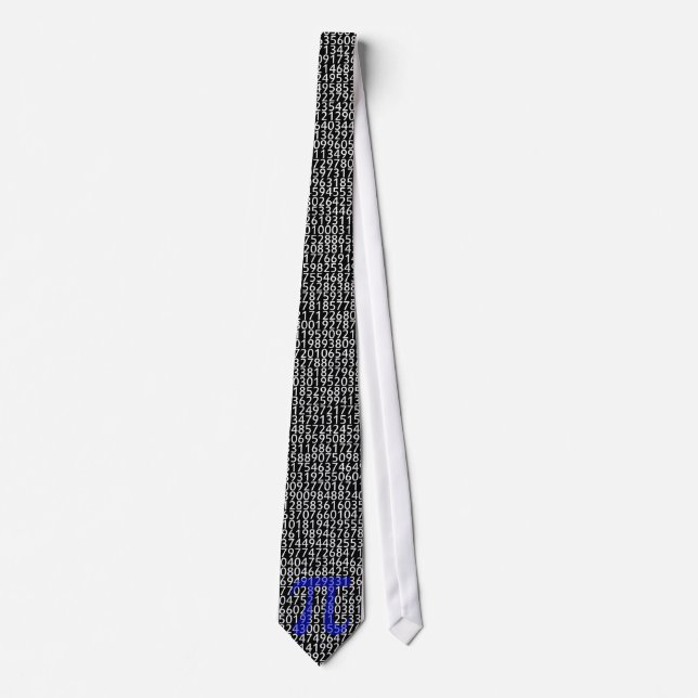 Pi Tie - A 3.14 Necktie (Front)