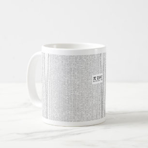 Pi to the 10,000th decimal place coffee mug