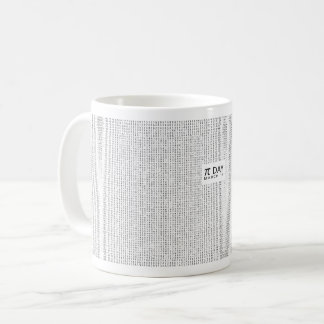 Pi to the 10,000th decimal place coffee mug