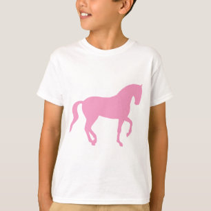 Piaffe Horse (pink) T-Shirt