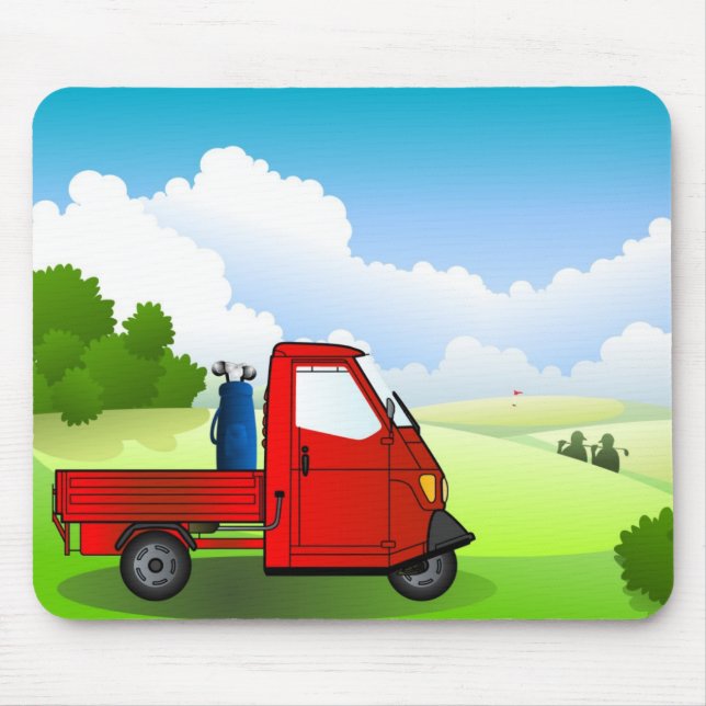 Piaggio Ape "Golf" Mosuemat Mouse Pad (Front)