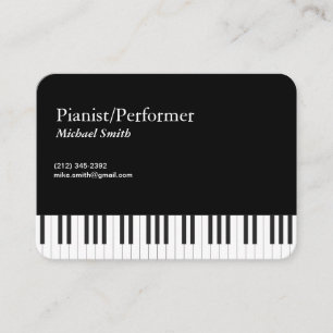 Pianist Business Card