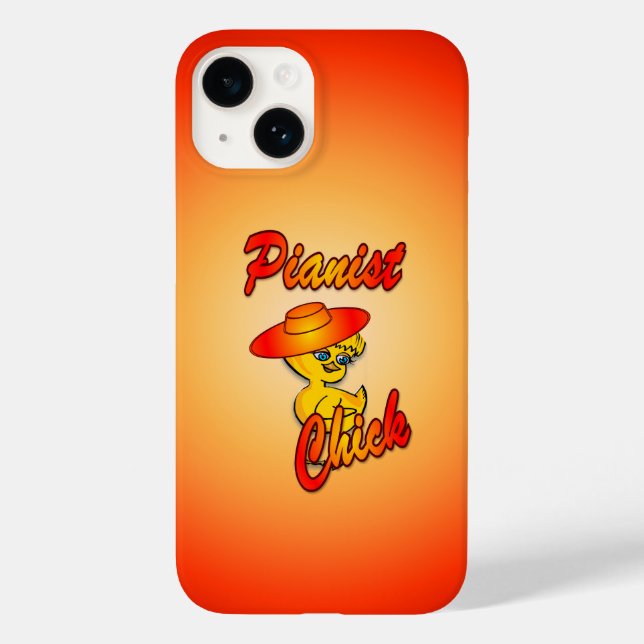 Pianist Chick #5 Case-Mate iPhone Case (Back)