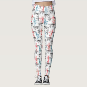 Pianist hands pattern leggings