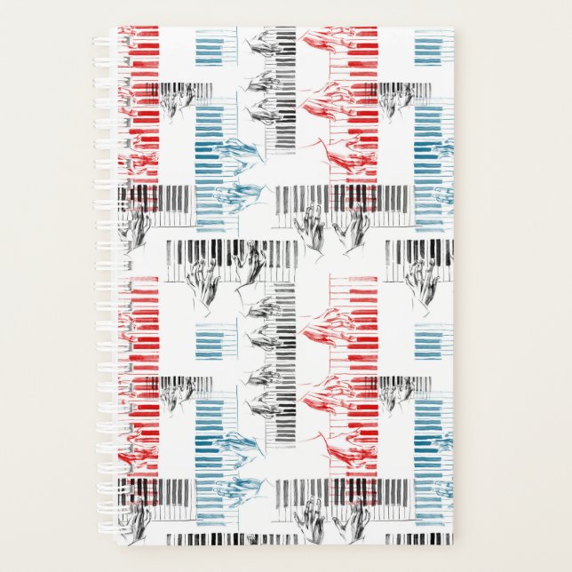 Pianist hands pattern planner (Front)