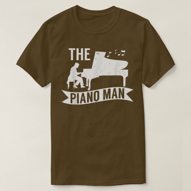 Pianist Music Lover The Piano Man 4520  T-Shirt (Design Front)