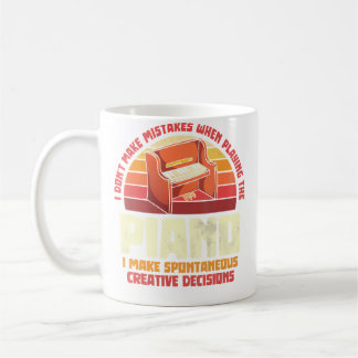 Pianist Musician Orchestra Musical Instrument Retr Coffee Mug