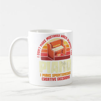 Pianist Musician Orchestra Musical Instrument Retr Coffee Mug