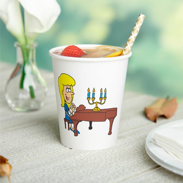 Pianist Paper Cups (Creator Uploaded)