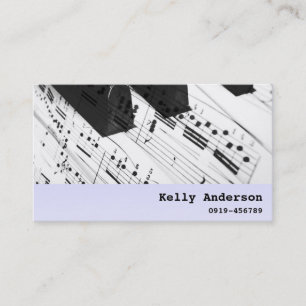 Pianist/Piano Tutor Musician Calling Card