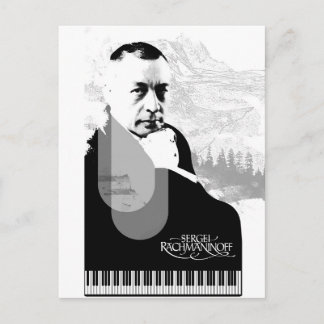 Pianist Postcard
