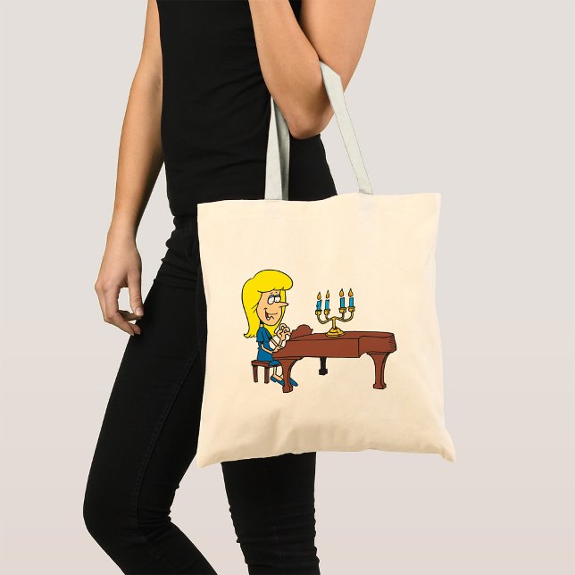 Pianist Tote Bag (Creator Uploaded)