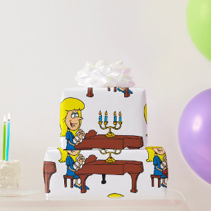 Pianist Wrapping Paper