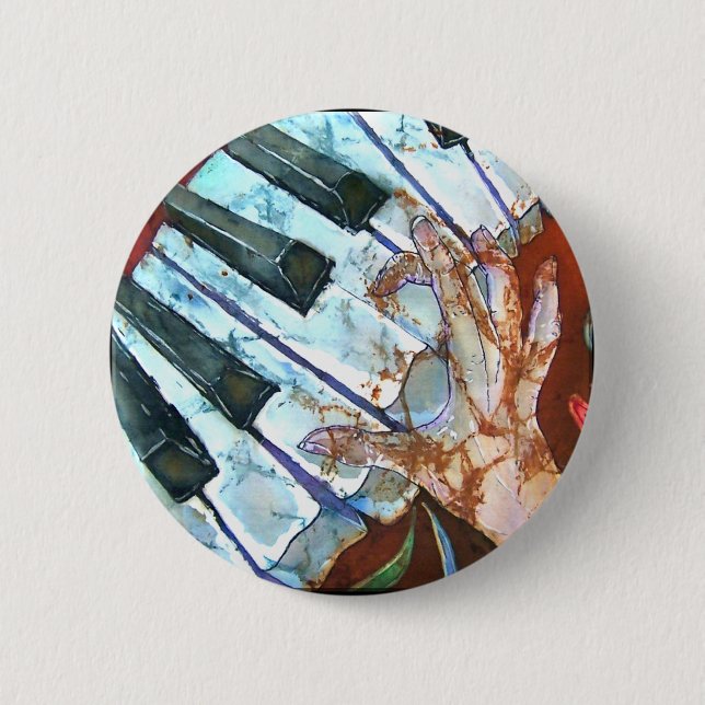 PIANO 6 CM ROUND BADGE (Front)