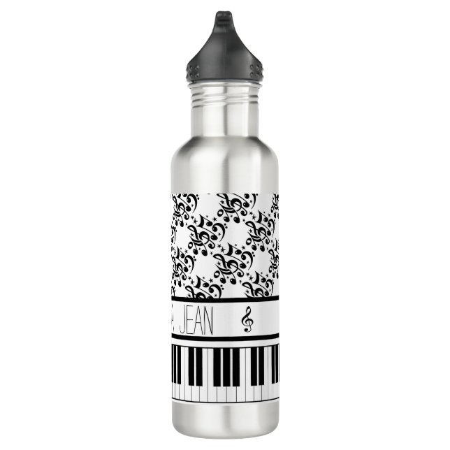 Piano and Music Notes 710 Ml Water Bottle (Right)