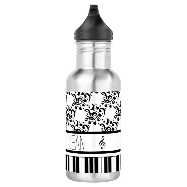 Piano and Music Notes 710 Ml Water Bottle (Right)