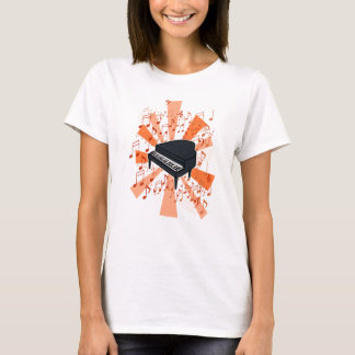 Piano and Music T-Shirt