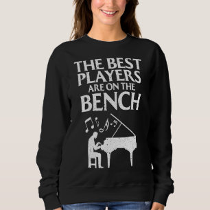 Piano Art For Men Women Kids Keyboard Piano Player Sweatshirt