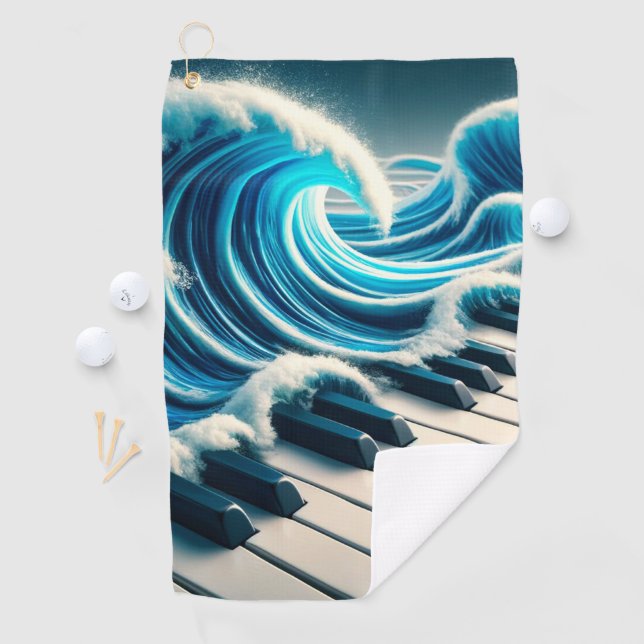Piano Art Golf Towel (InSitu)