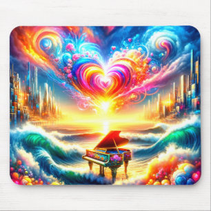 Piano Art Mouse Pad