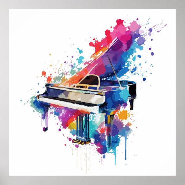 Piano art poster (Front)