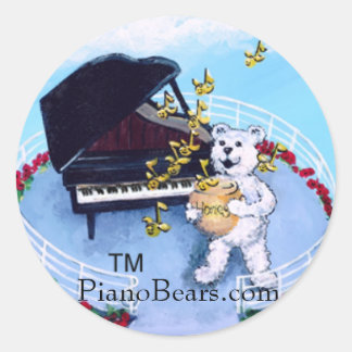 Piano Bears Stories Sticker