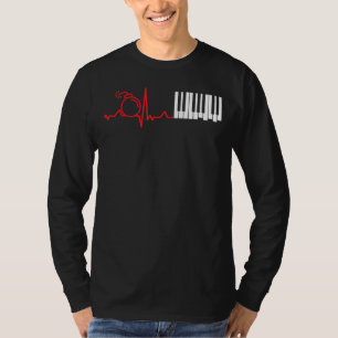 Piano Bomb Fly To Success Play Music I Heartbeat K T-Shirt
