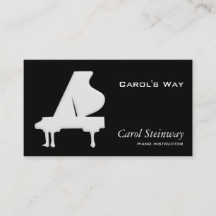 Piano Business Card