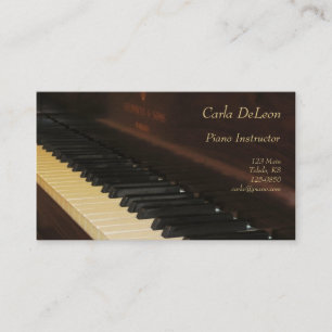 Piano Business Card