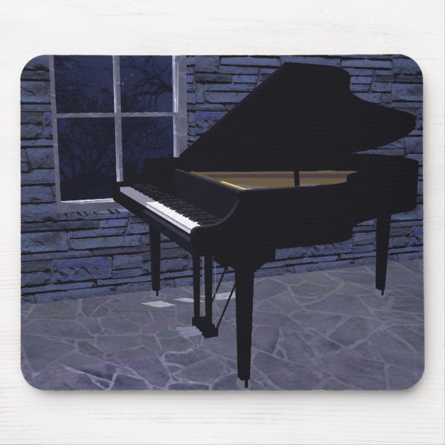 Piano by the Window: Custom Mousepad (Front)