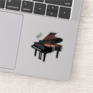 Piano cartoon illustration